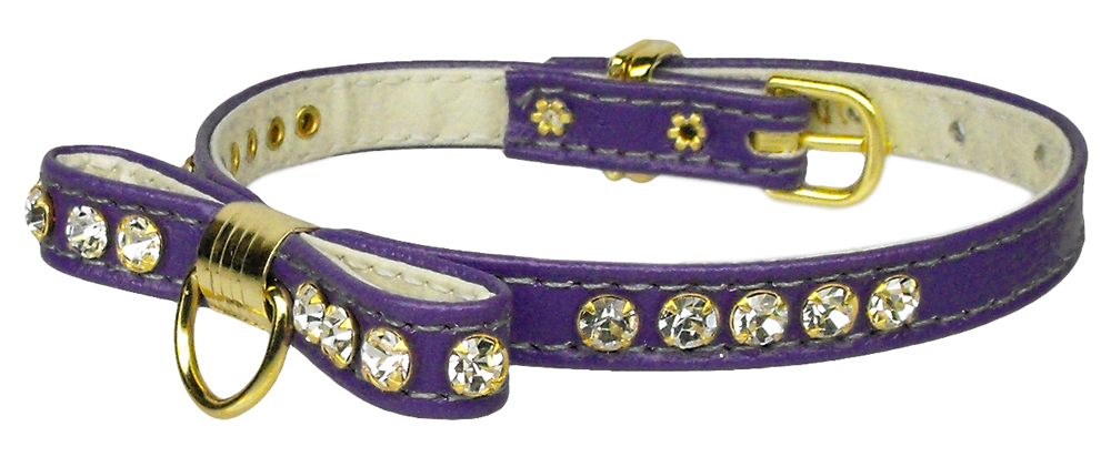 Bow Collar Purple 16